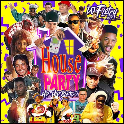House Party (Old School Hip Hop Blends) (4CD)